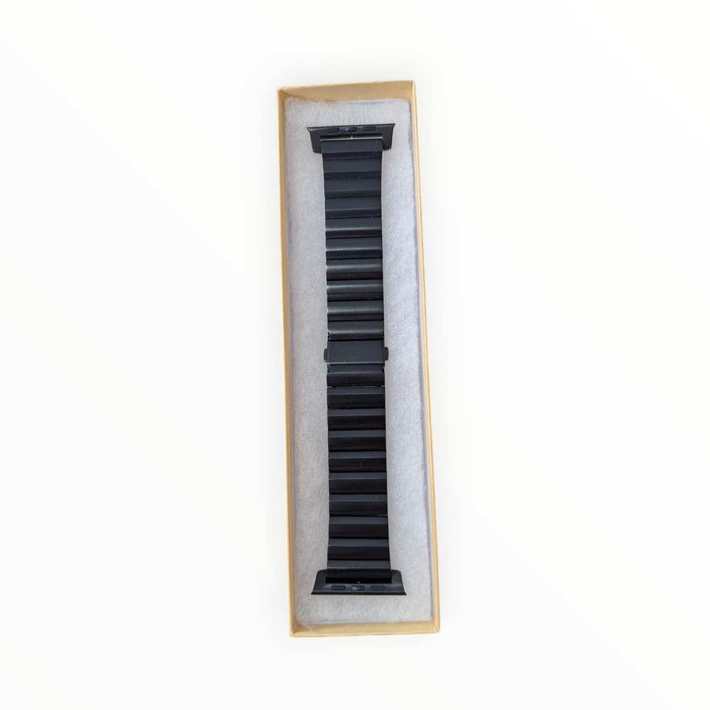 N3-B Nomad - Metal Watch Band for Apple Watch 42mm and 44mm - Black